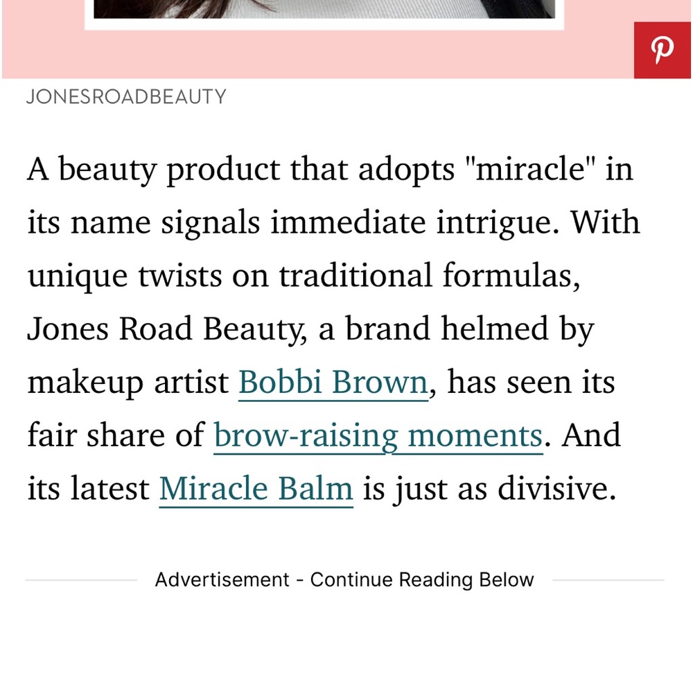 JONES ROAD Miracle Balm | 4g Sample - Picture 13 of 16